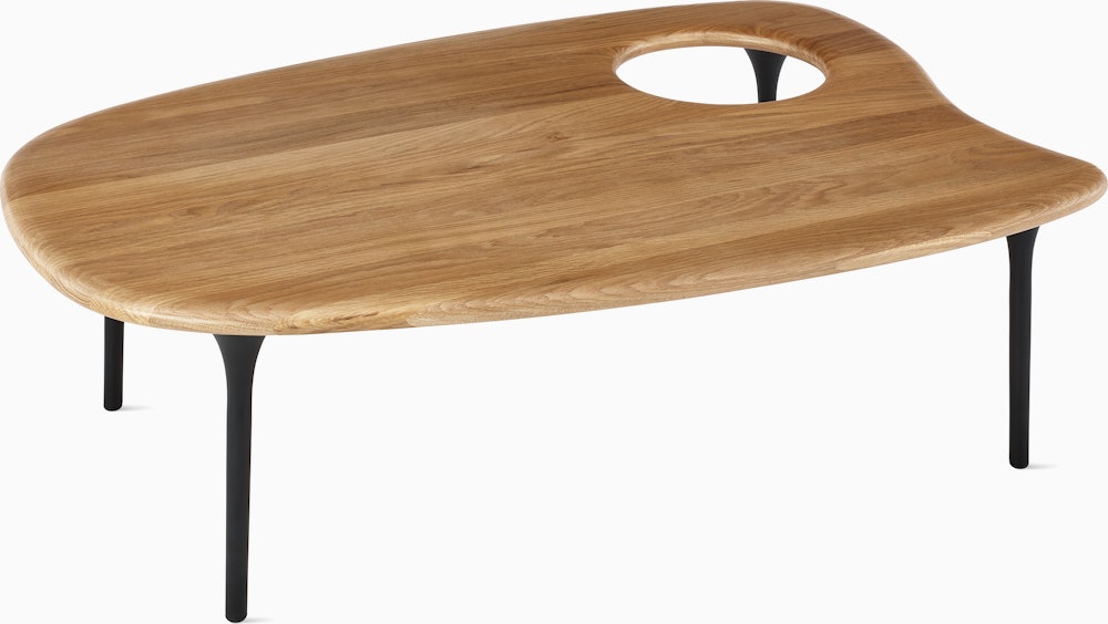 Cyclade Table, Low oak