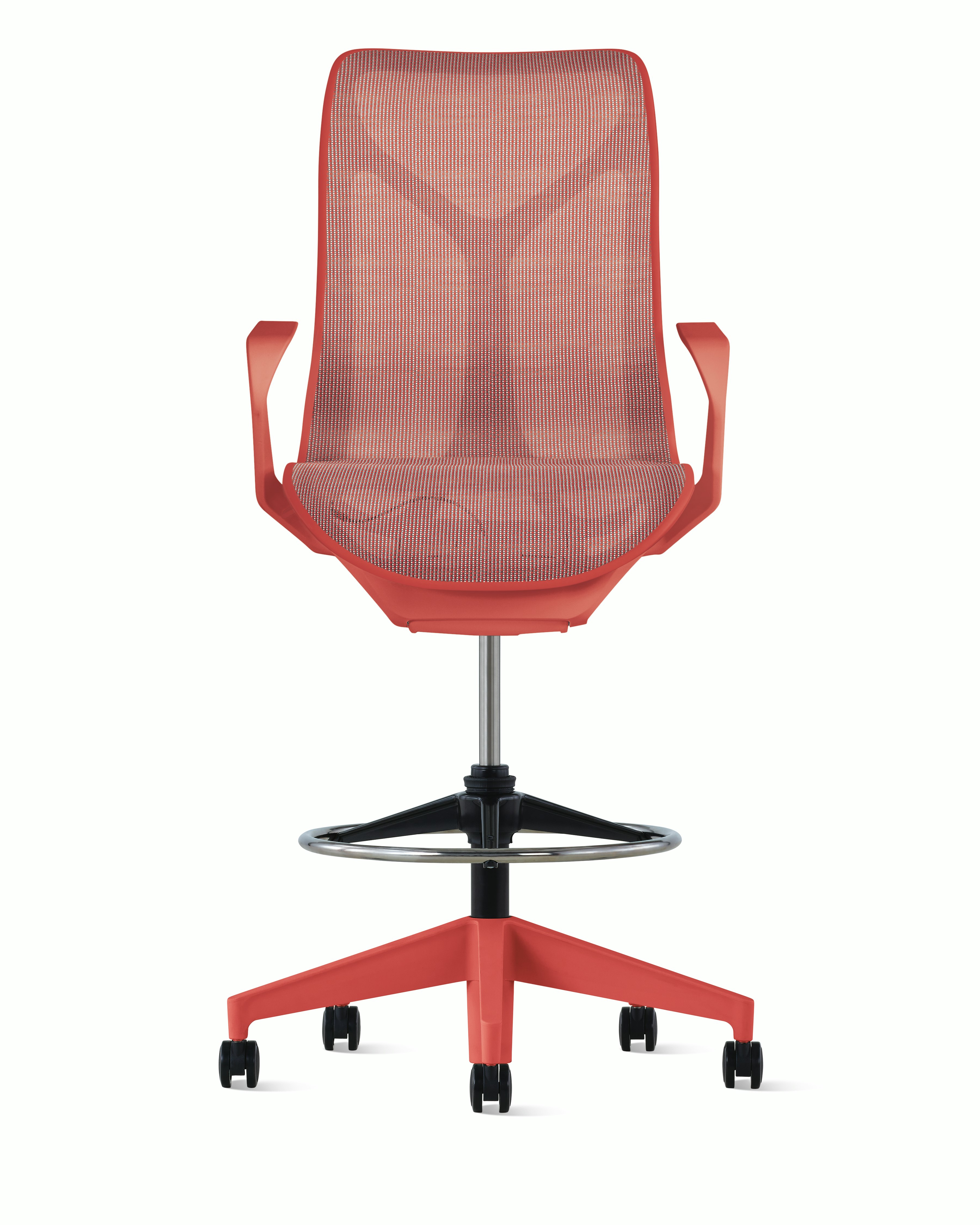 Cosm Stool Mid Back Fixed Arm