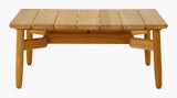Crosshatch Outdoor Coffee Table in Square.