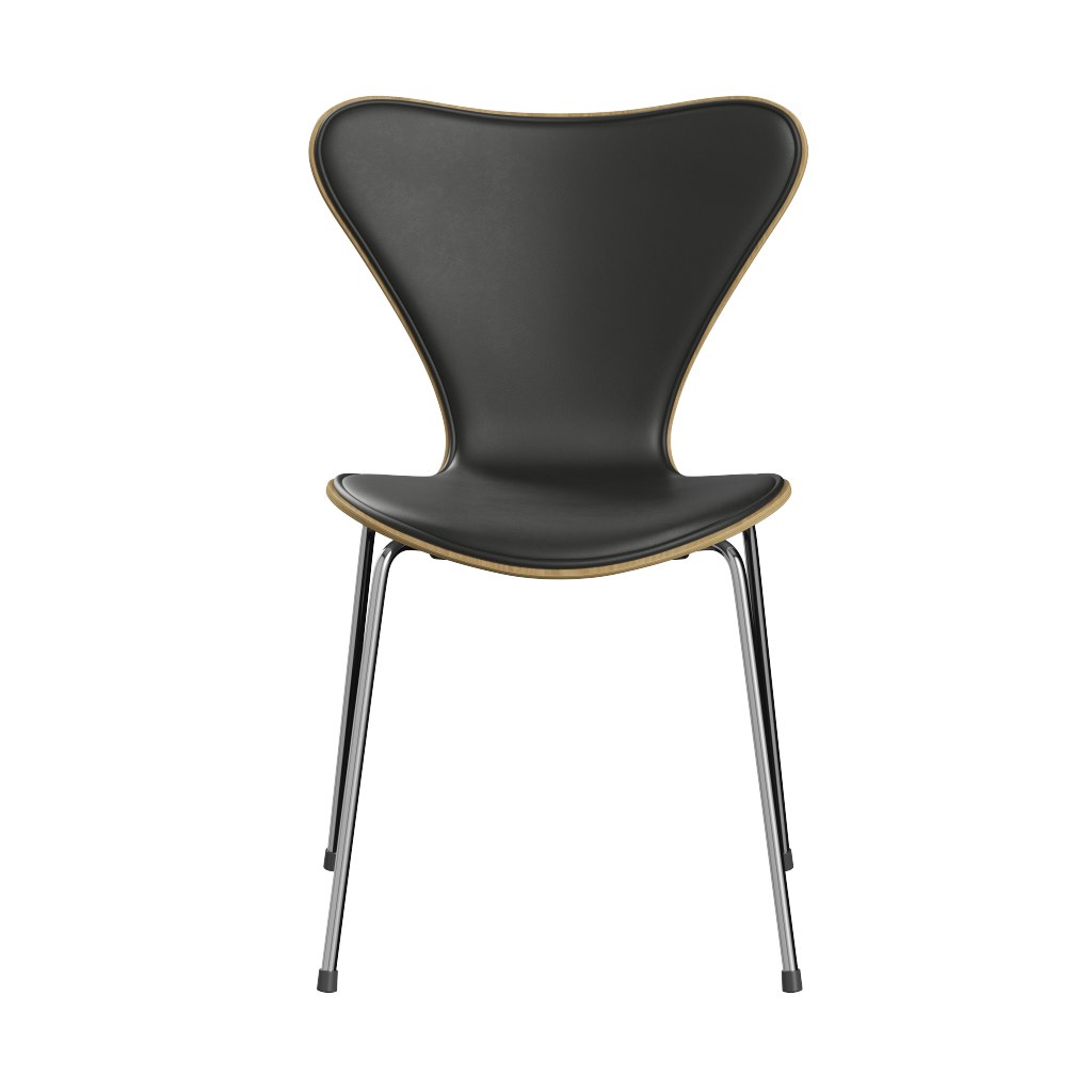Series 7 Chair,  Essential Leather,  Black,  Oak