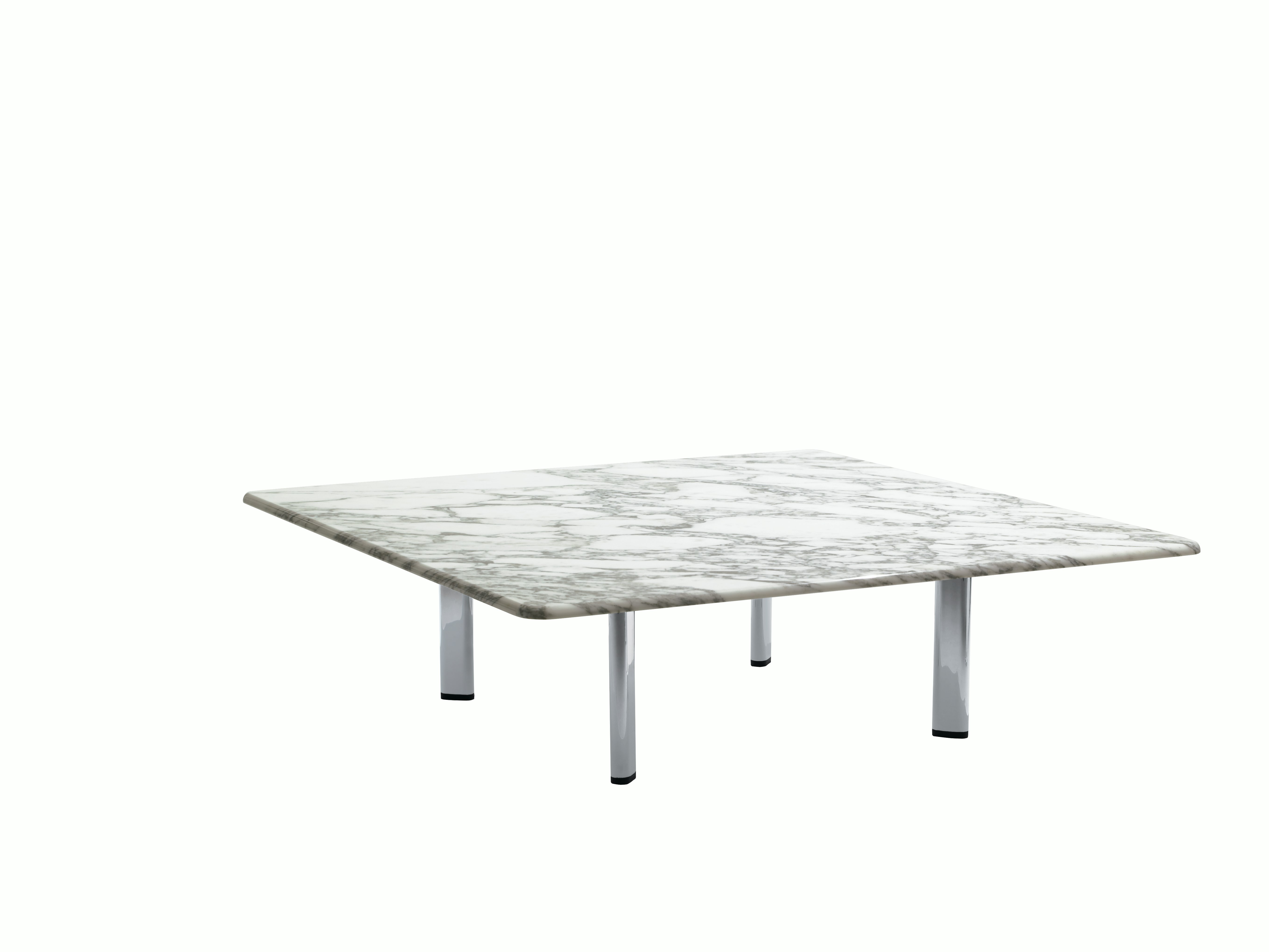 The Joseph paul D'Urso Table Collection is available in low height as shown above or work height