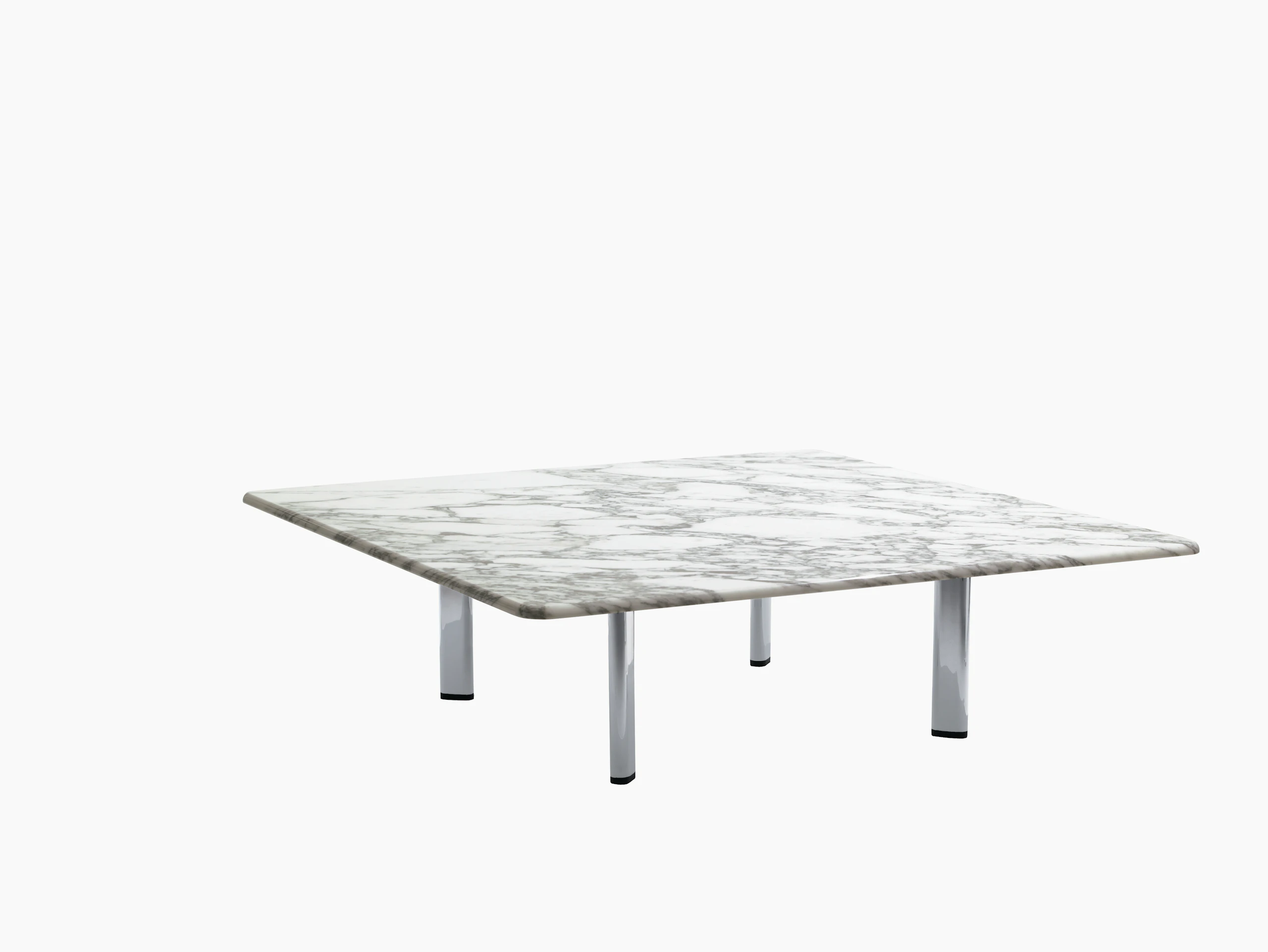 The Joseph paul D'Urso Table Collection is available in low height as shown above or work height