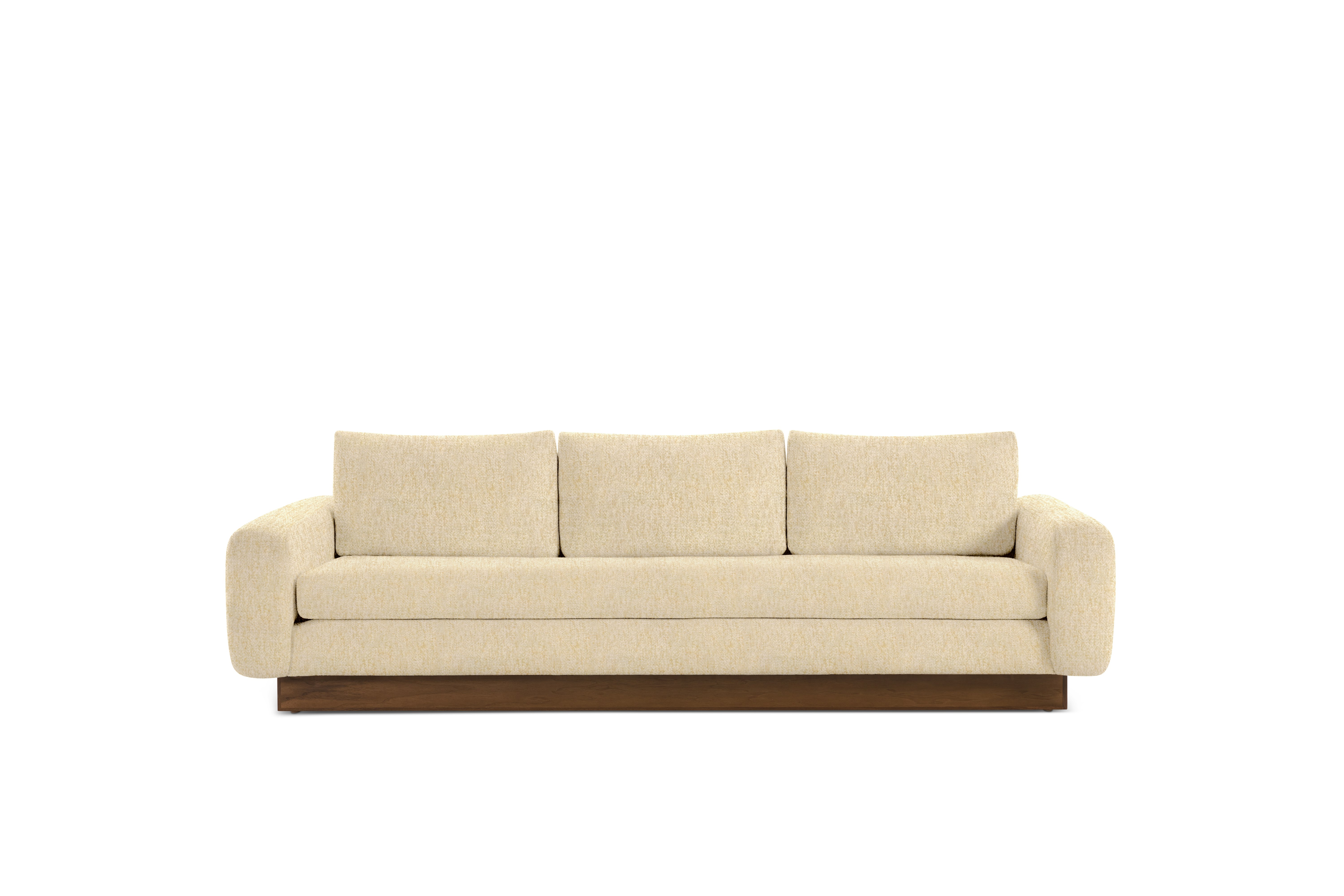 Mesa Sofa - Novato,  Parchment,  Walnut
