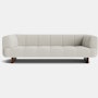 Quilton Lift Sofa - 3-Seat Sofa, Mode, Clavicle, Lacquered Walnut