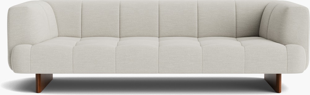 Quilton Lift Sofa - 3-Seat Sofa, Mode, Clavicle, Lacquered Walnut