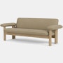 Brasilia Sofa - Natural Oak, Audo Boucle, Driftwood