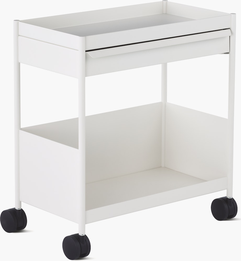 OE1 Trolley Single with Top Drawer with Bottom Shelf