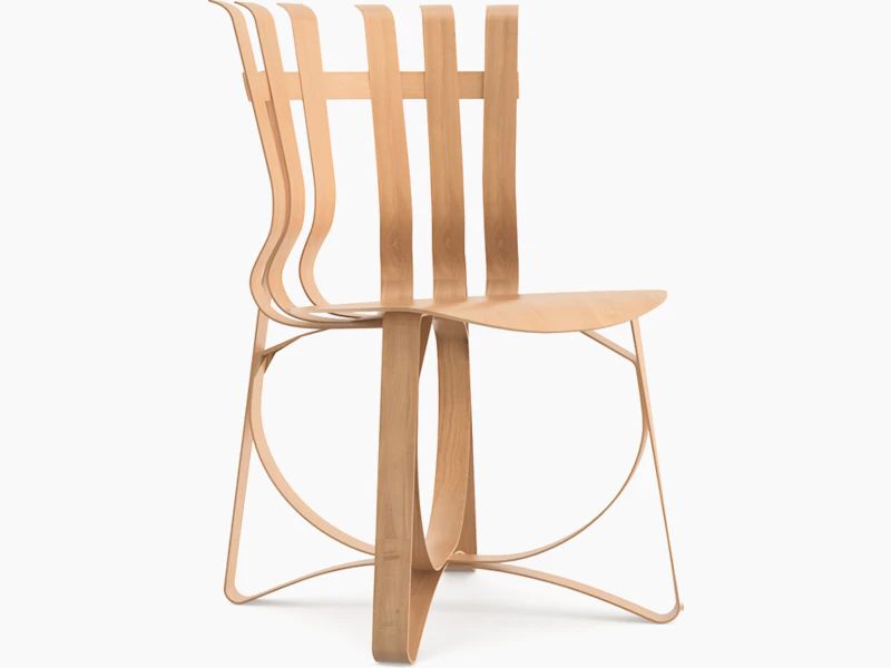 Gehry Hat Trick Armchair - Maple