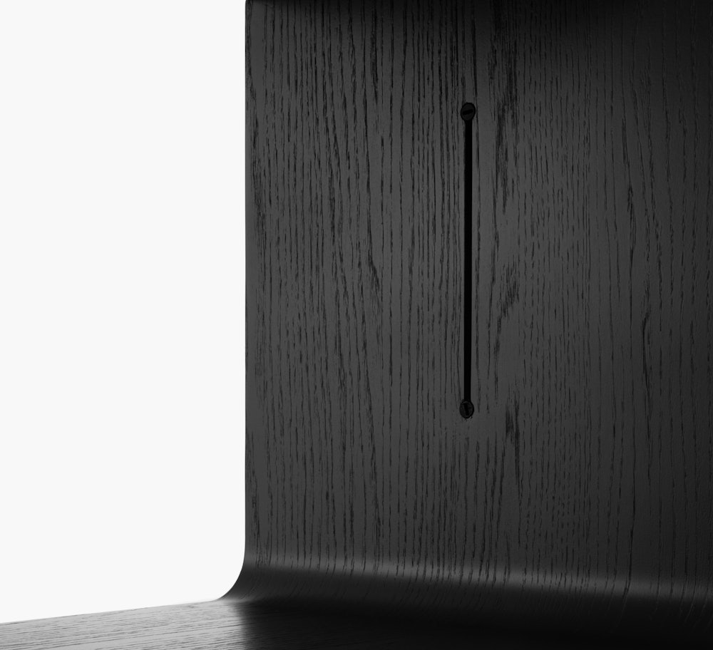 Elysée Bookshelf, Configuration B in Black