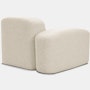 Muse Outdoor One Arm Single Seat - Left Arm Facing, Collaroy Static