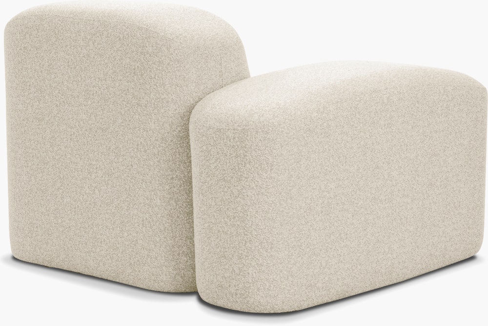 Muse Outdoor One Arm Single Seat - Left Arm Facing, Collaroy Static