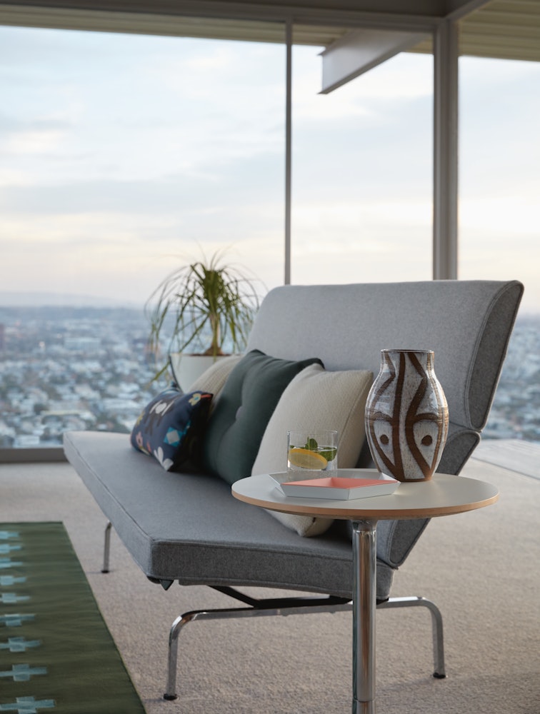 Nelson Pedestal Side Table