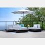 Platform One Sofa with Tables