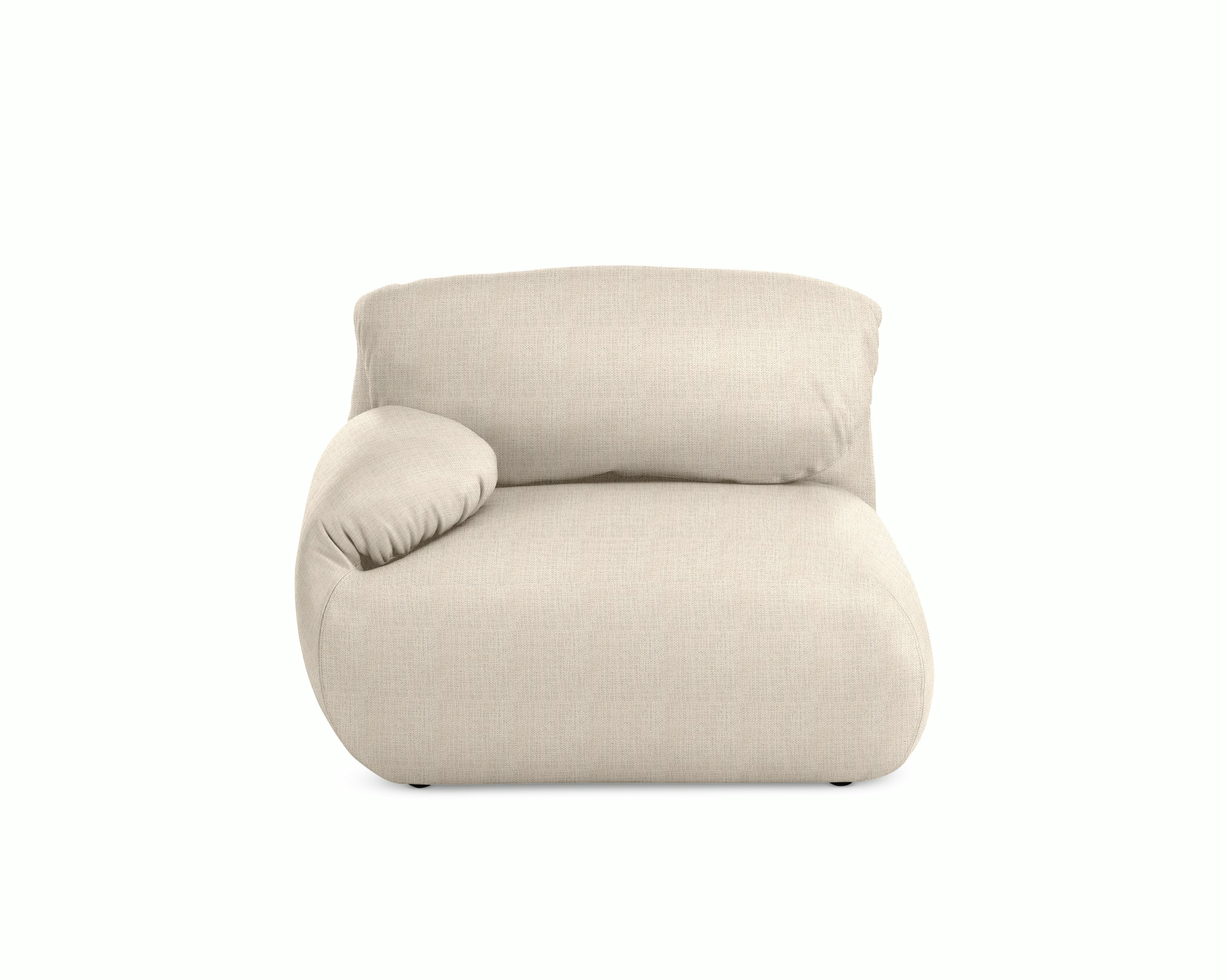 Luva Modular Single Seat One Arm - Left