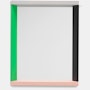 Colour Frame Mirror,  Green/Pink,  Small