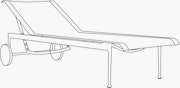 1966 Collection Adjustable Chaise Lounge