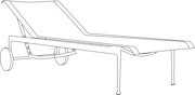 1966 Collection Adjustable Chaise Lounge
