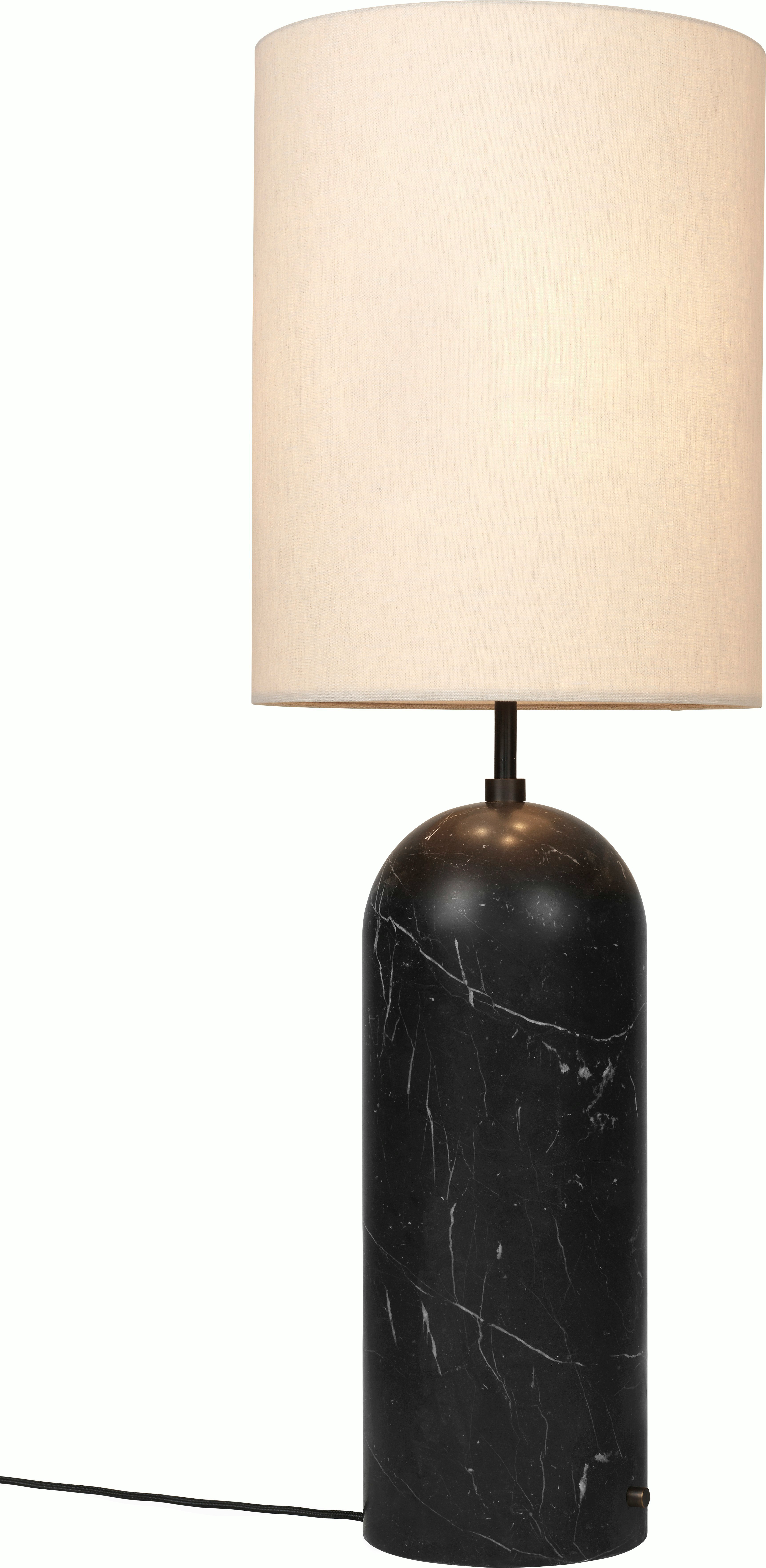 Gravity XL Floor Lamp in Black Marble