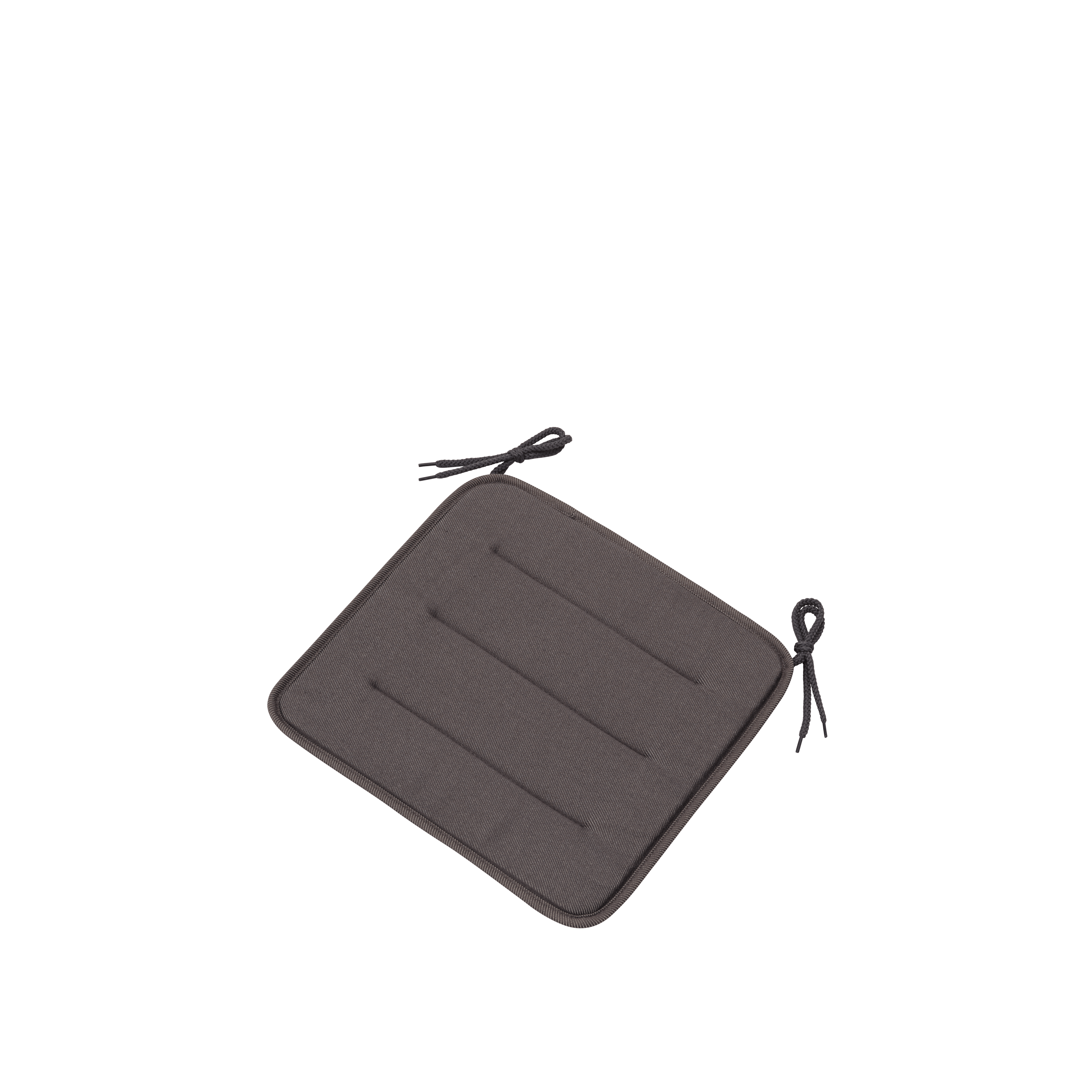 Linear Steel Stool seat pad in Dark Grey