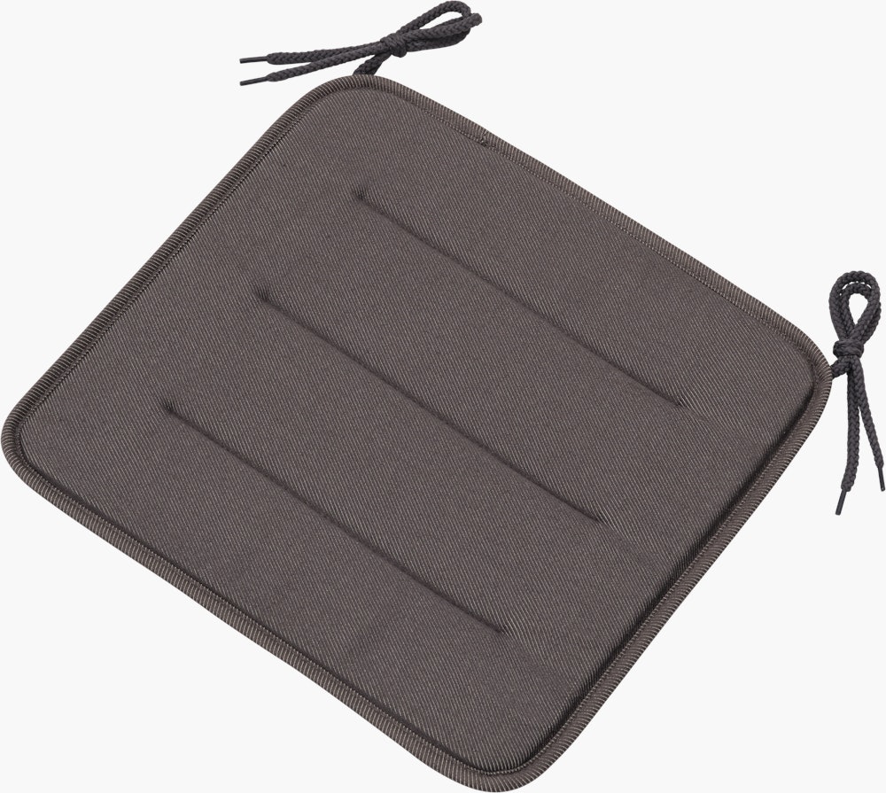 Linear Steel Stool seat pad in Dark Grey