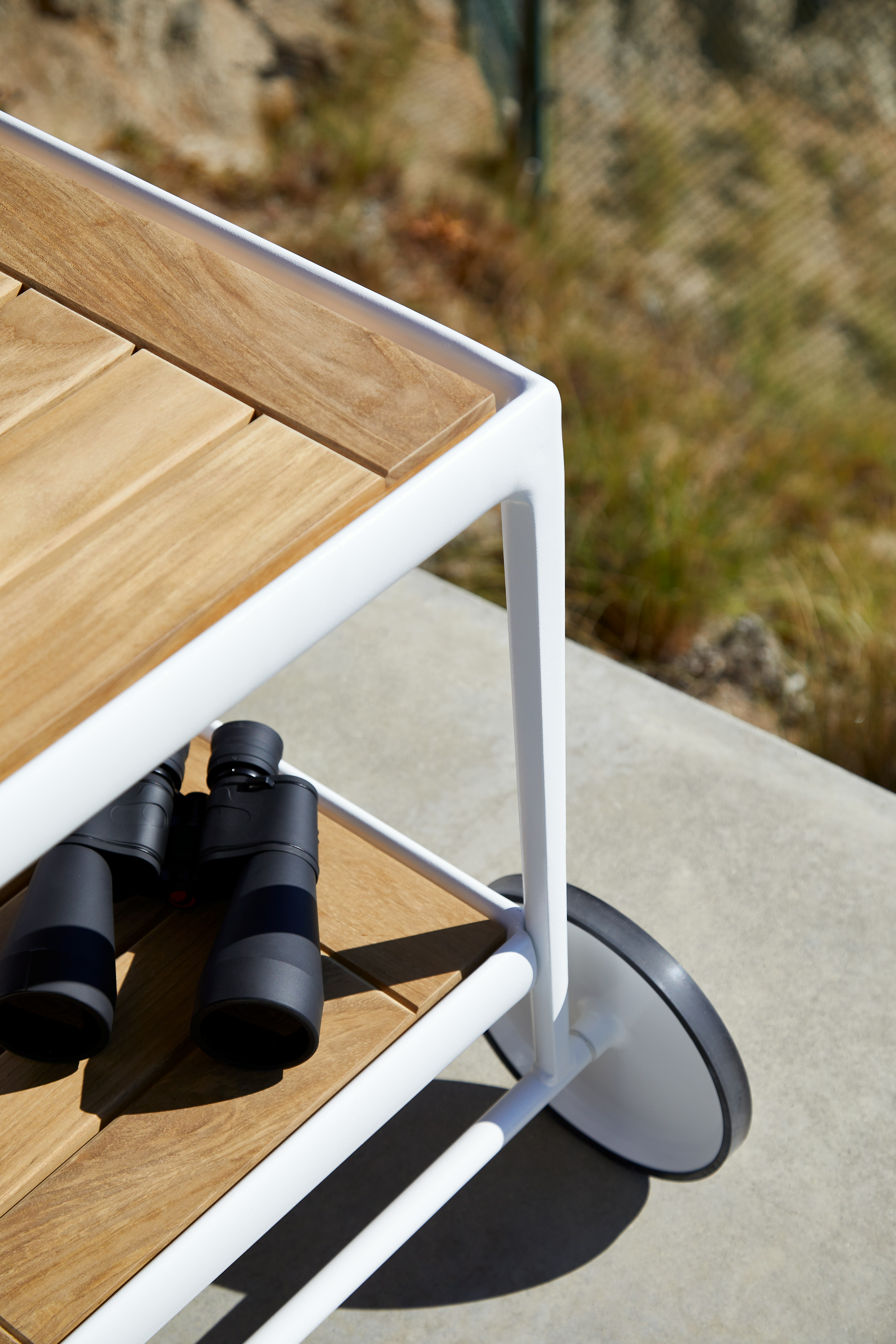 1966 Porcelain Serving Cart