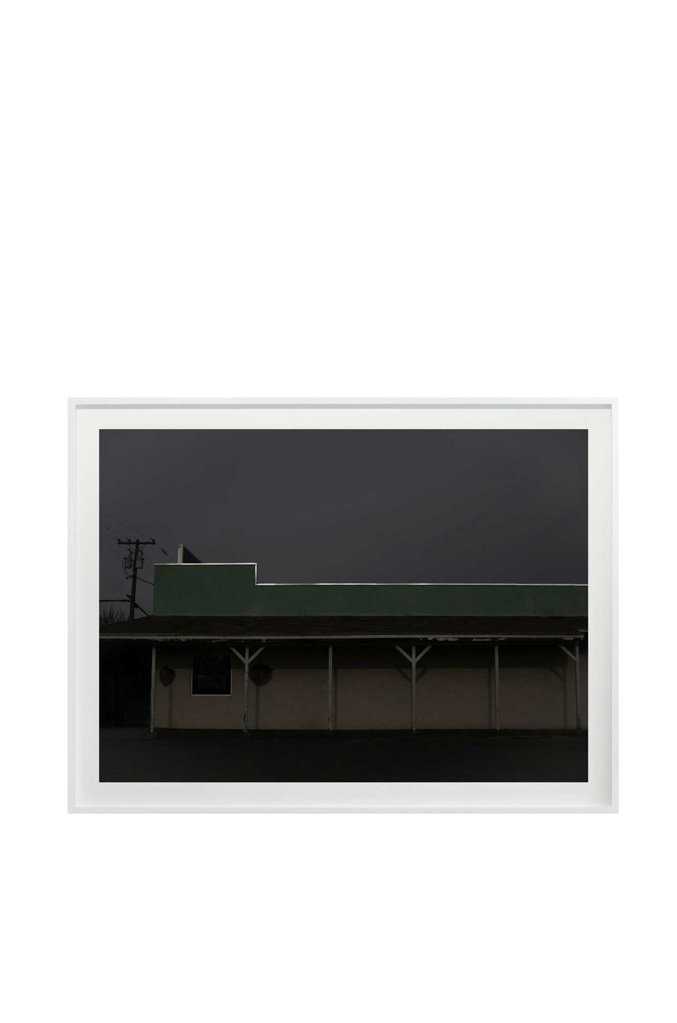 Day as Night No. 7001 by Cas Friese ,  30 x 40,  White Frame