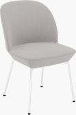 Oslo Chair, Vidar 123, Lilac-Grey, Chrome