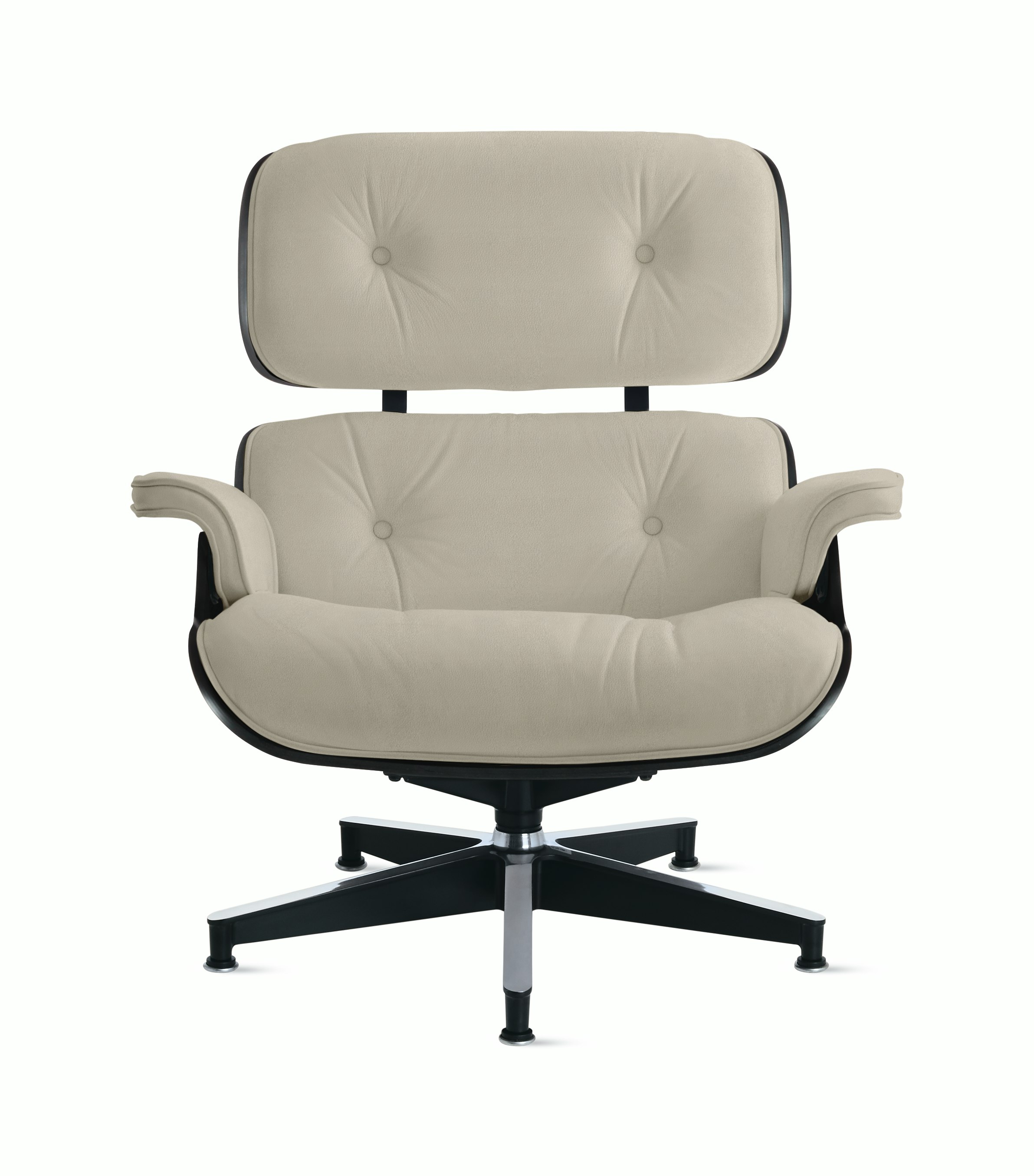 Eames Lounge Chair in Prone and Stow leathers