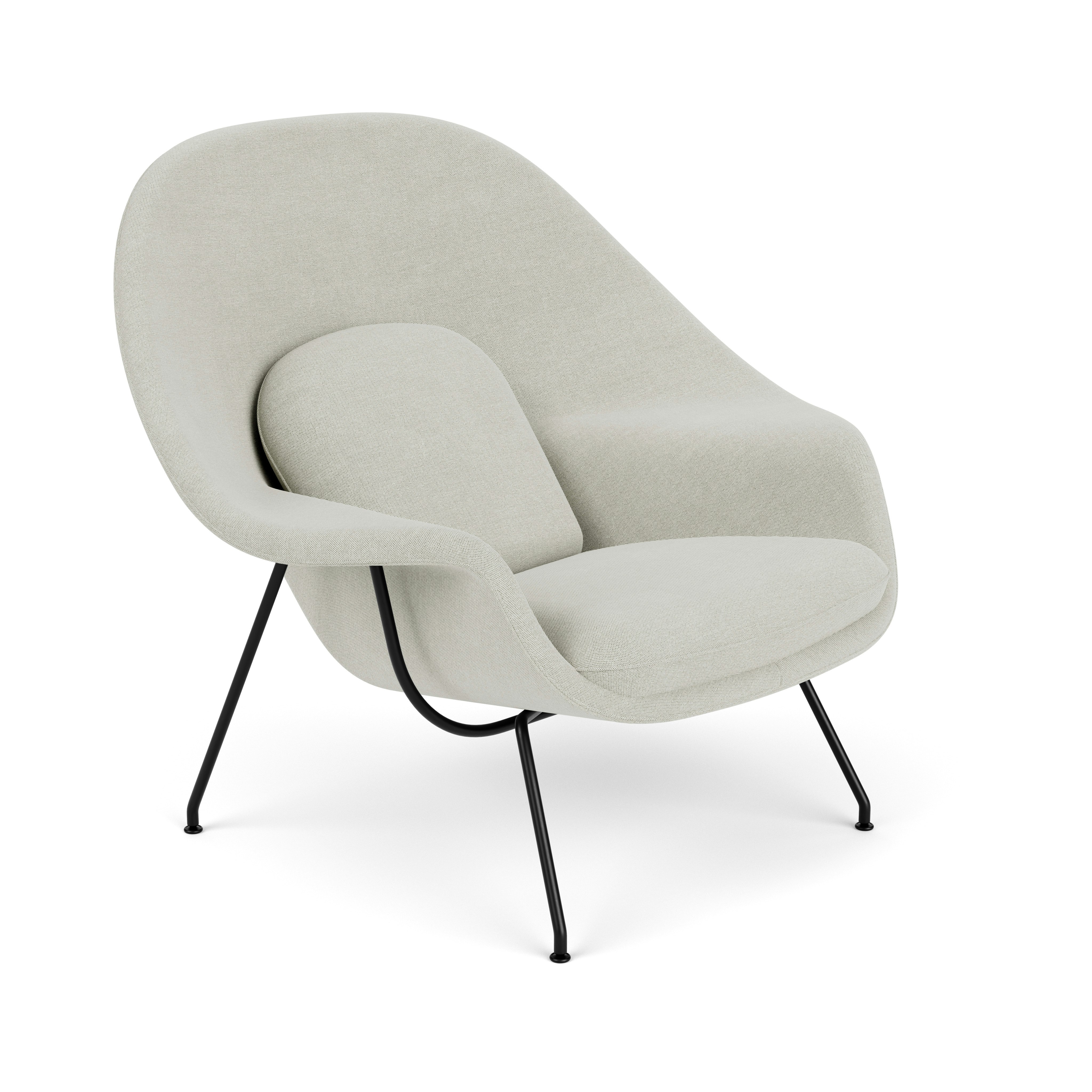 Womb Chair - Standard,  Crossroad,  Gravel,  Black