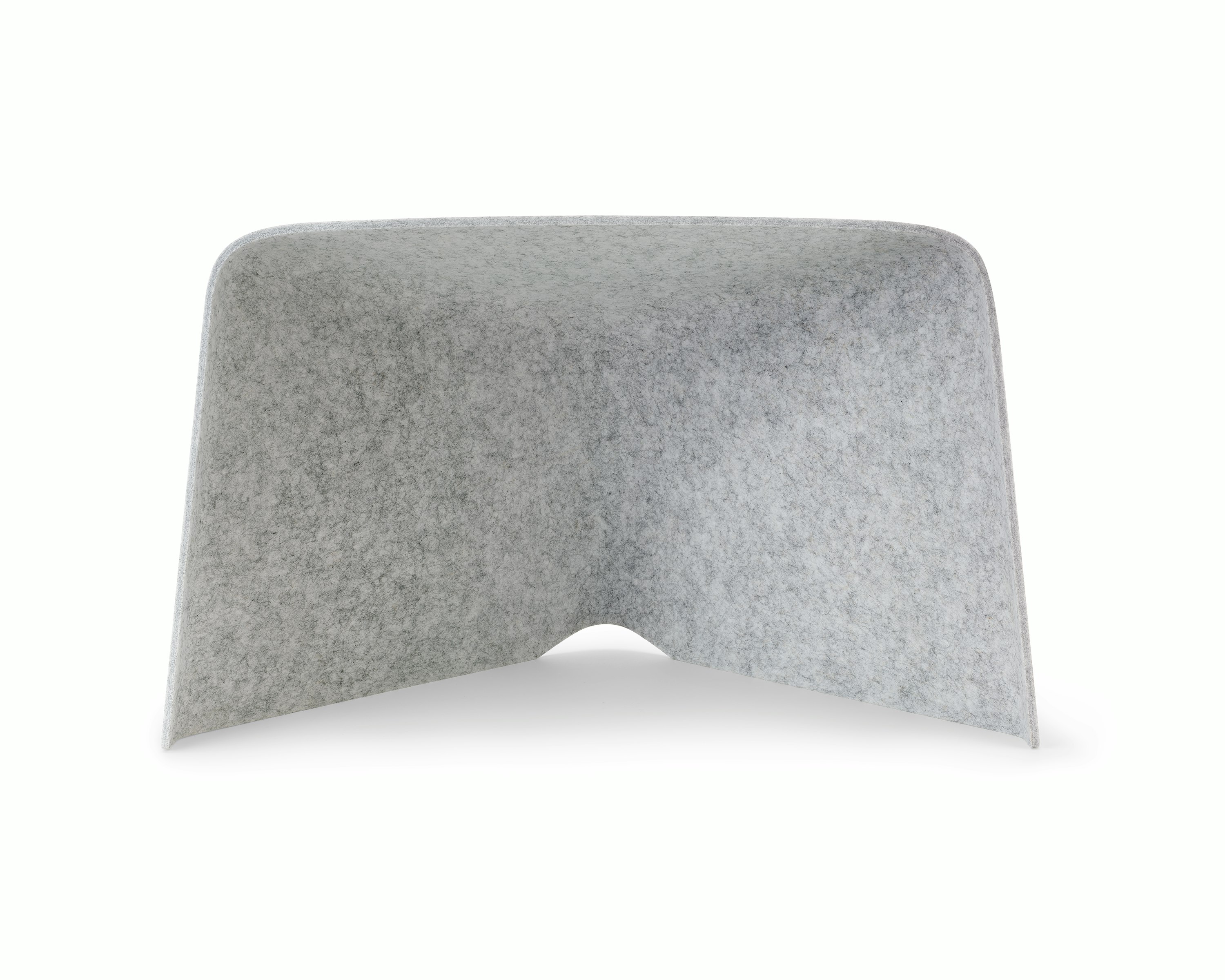 Grey OE1 Personal Hoodie, viewed from the front.