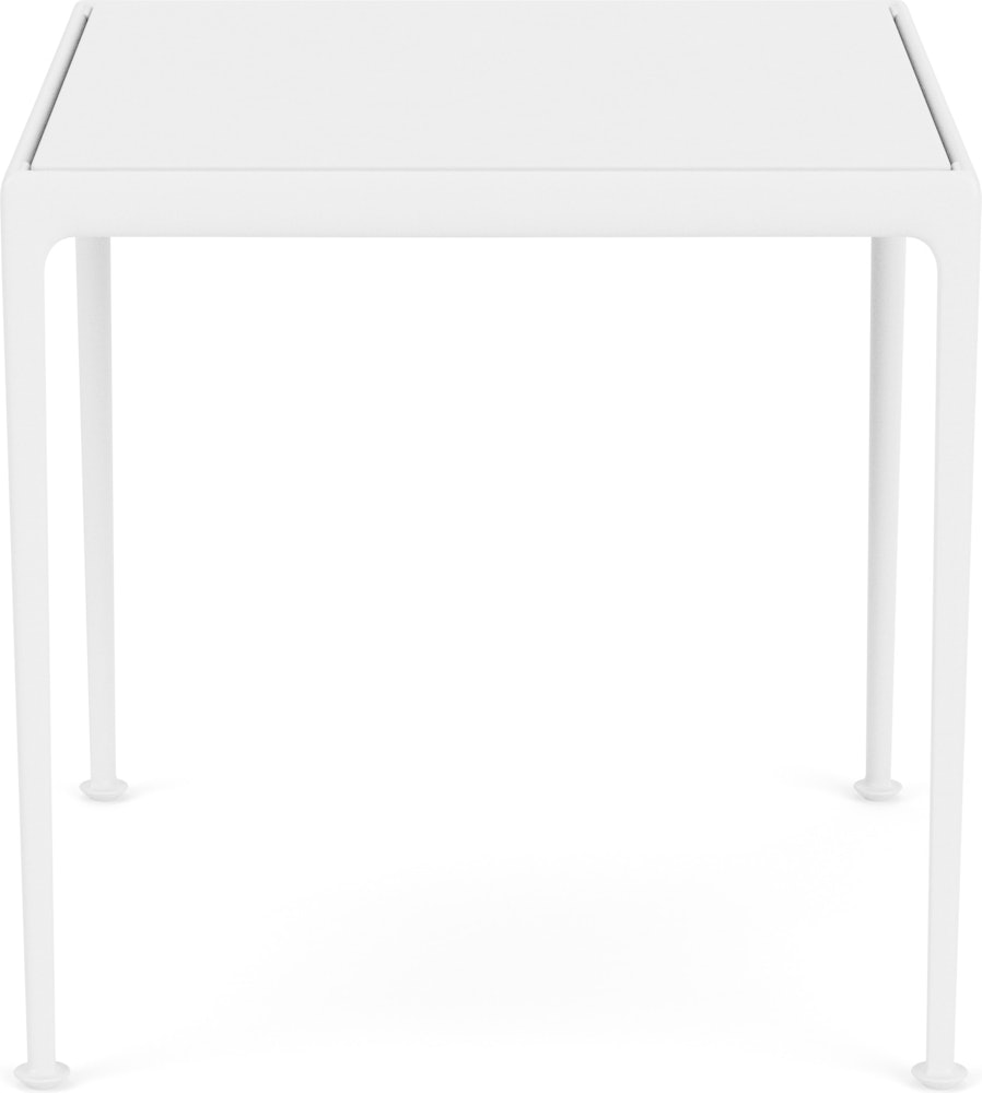 1966 Collection Porcelain Dining Table 28*28 , white porcelain