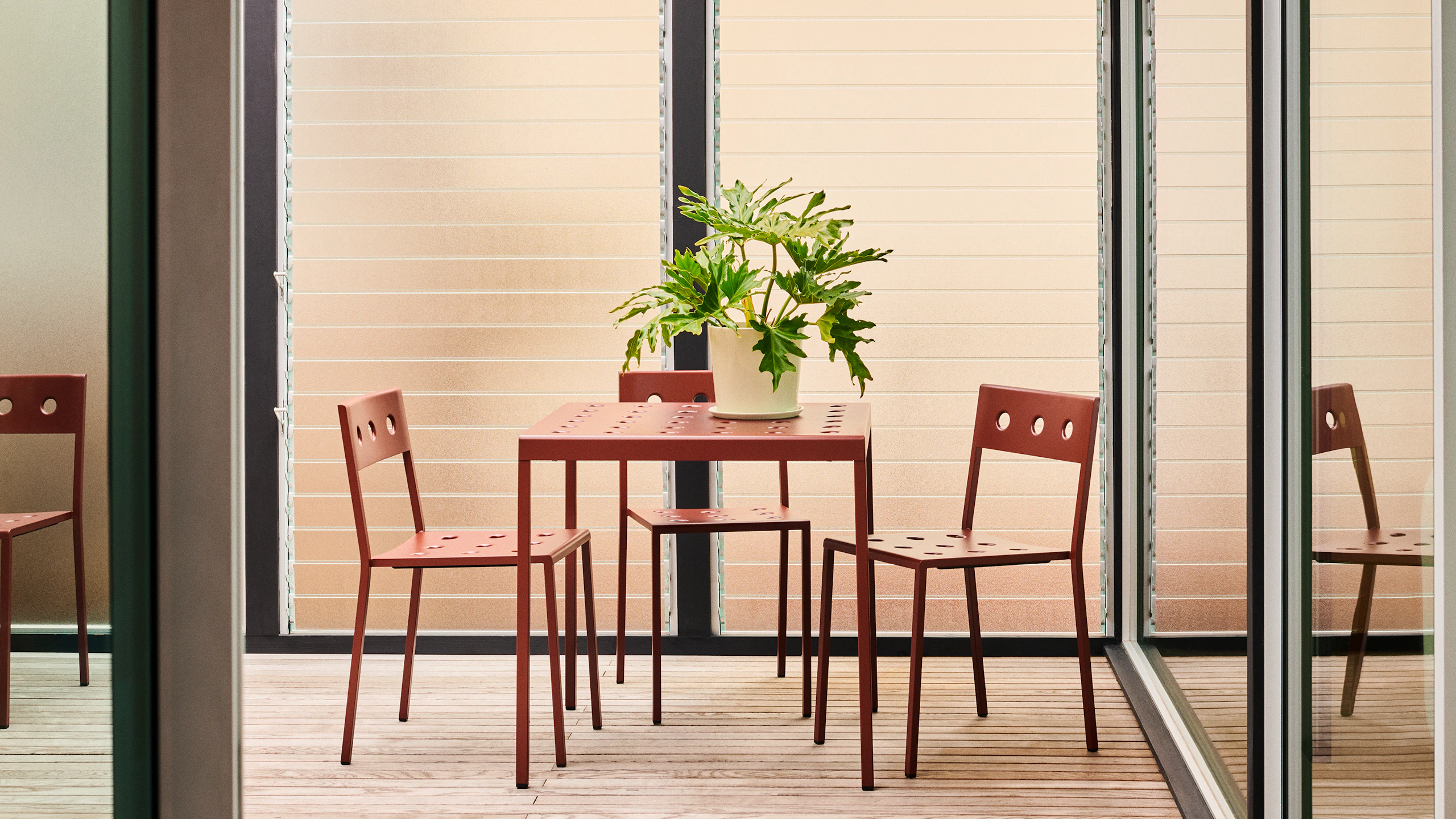 Balcony Dining Chair and Cafe Table