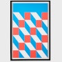 Nelson Pop Art Rectangles Poster