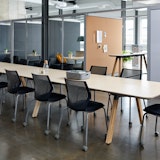 Rockwell Unscripted Community Space rockwell unscripted library table multigeneration by knoll muuto restore tray corky creative wall banquettes booths private niche portal room pass through tall table drink rail cork markerboard mobile storage hospitality team meeting