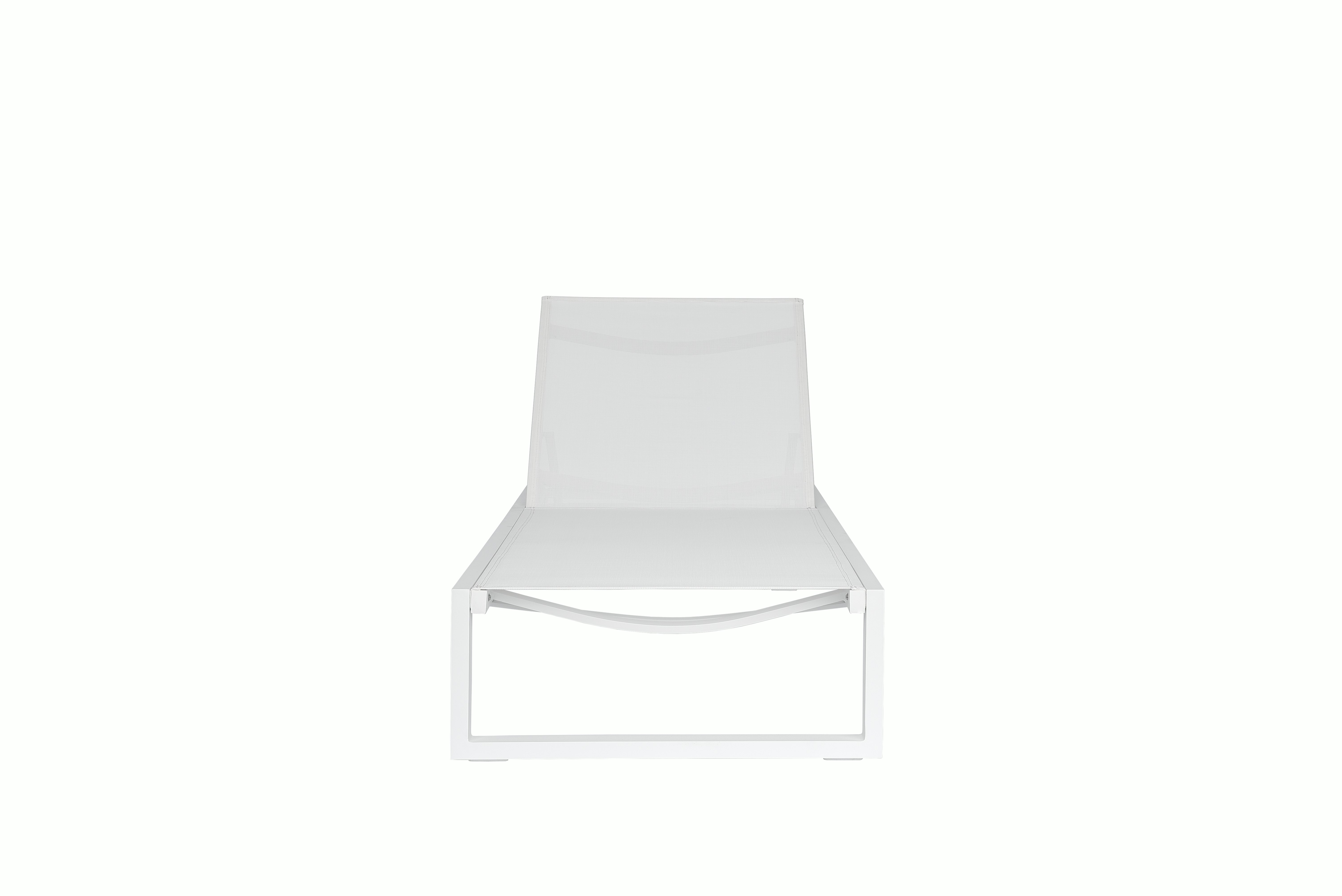 Eos Chaise Lounge in White