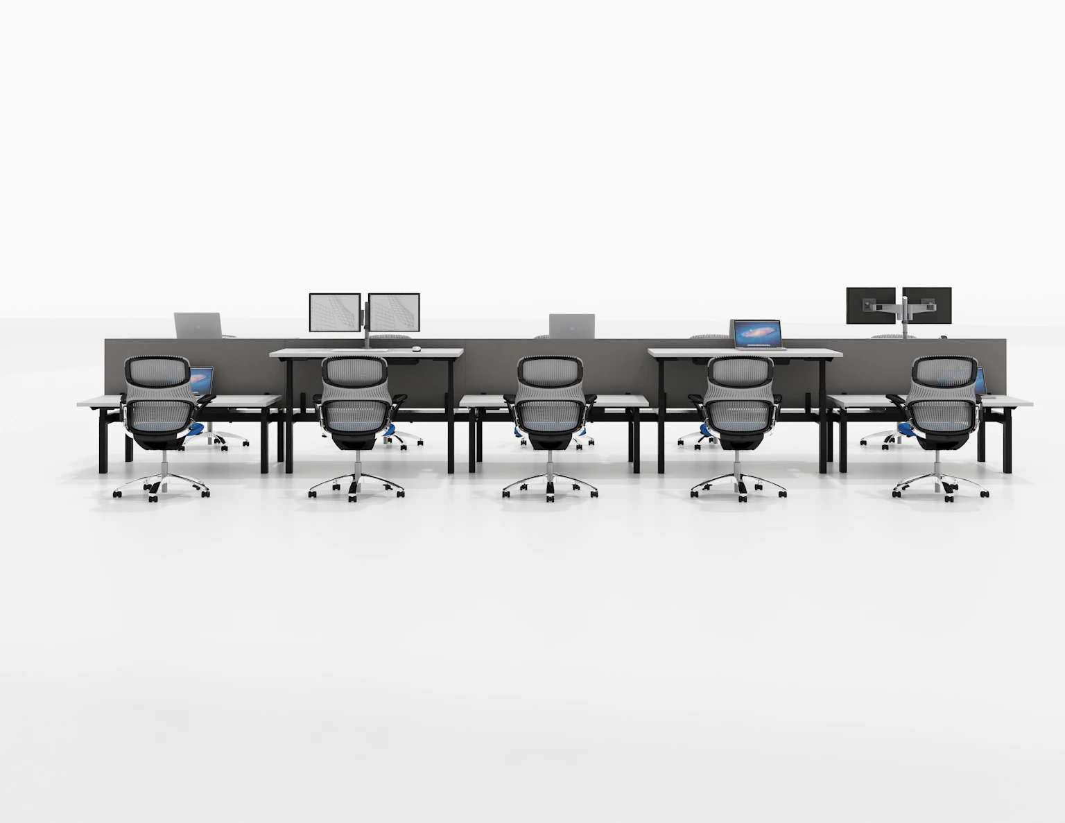 k. bench Height-Adjustable Benching, Knoll | MillerKnoll