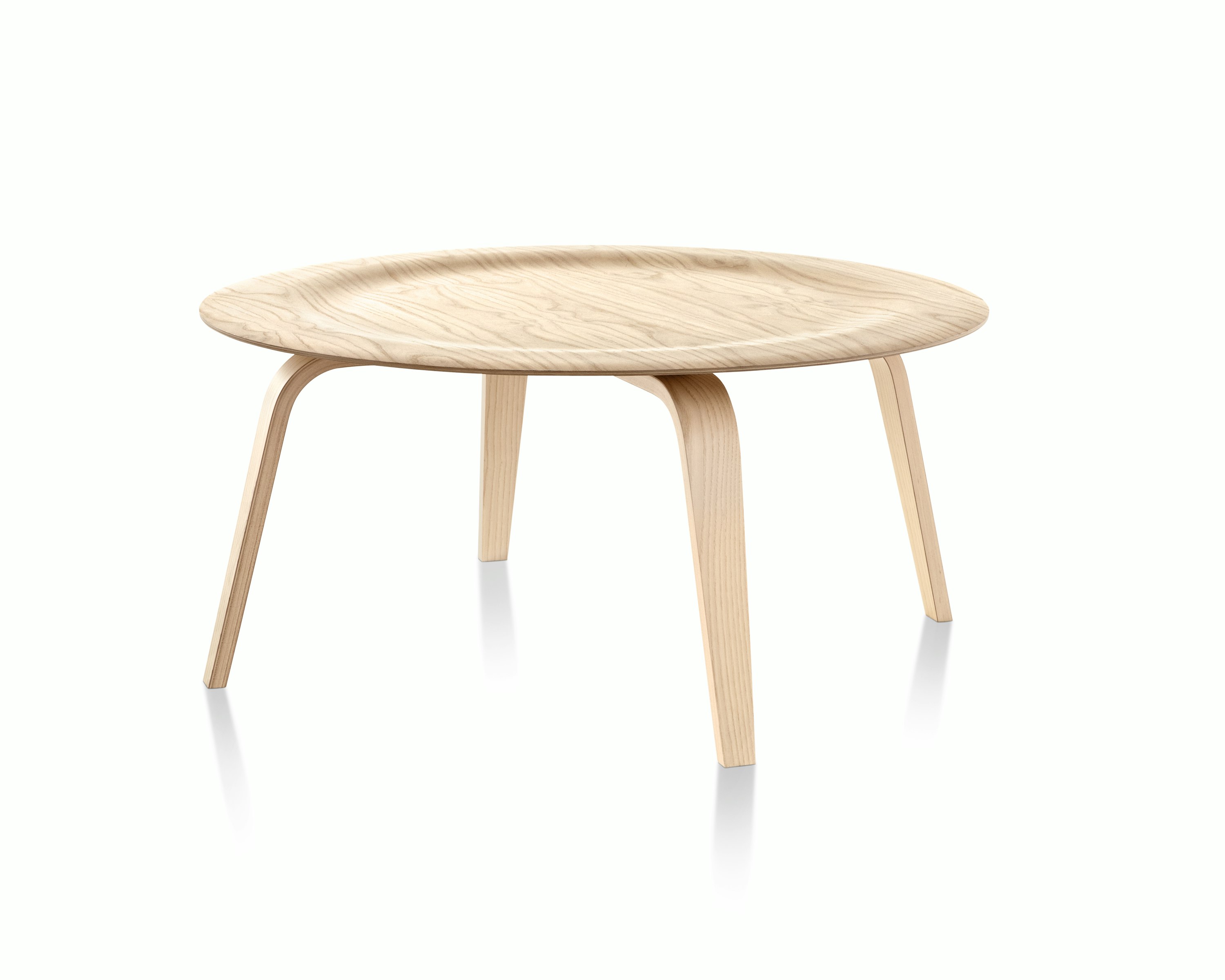 Eames Molded Plywood Coffee Table, Wood Base