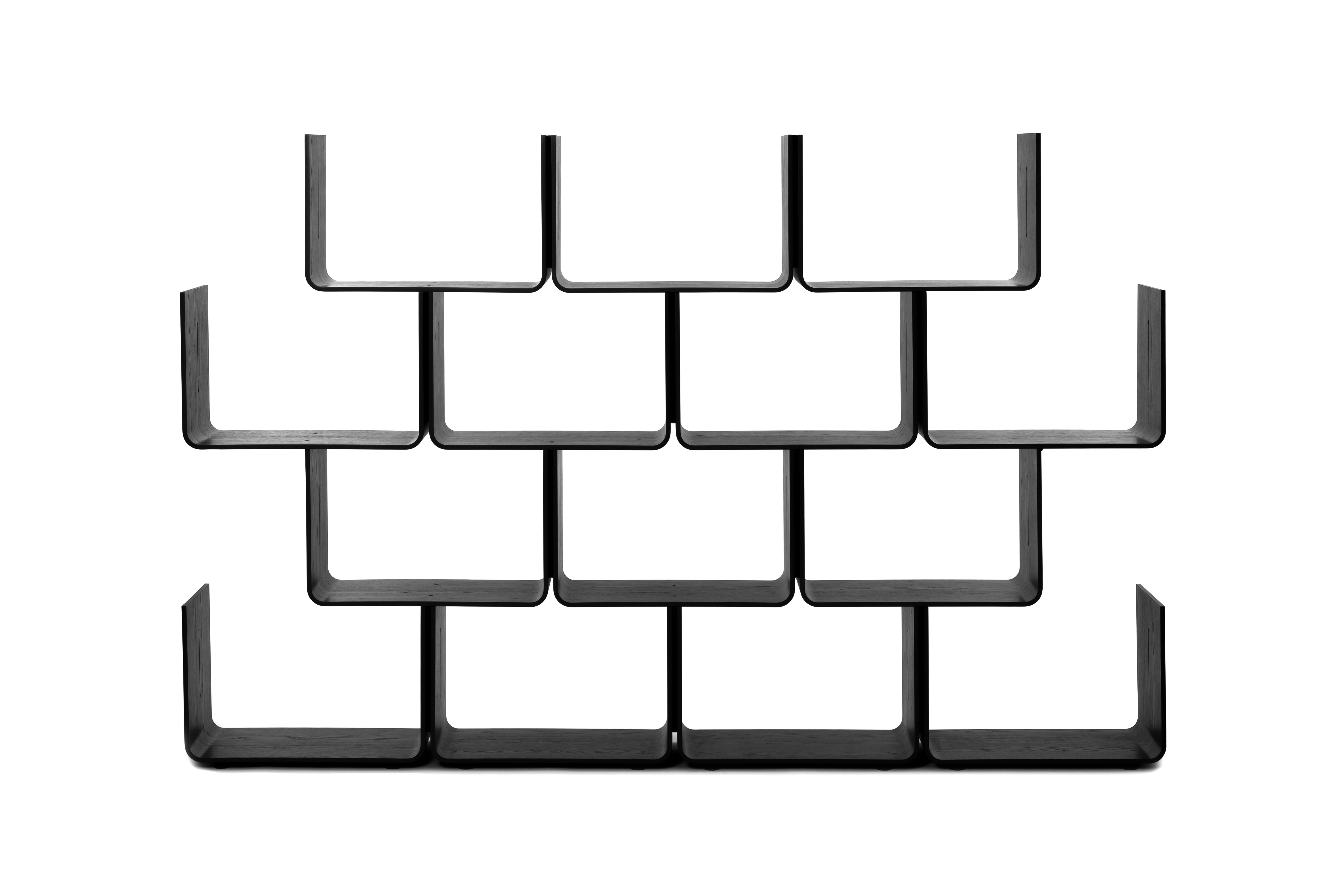 Elys&eacute;e Bookshelf, Configuration B in Black