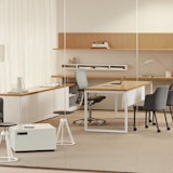 Multi-Use Private Office Knoll Essentials Reff Profiles private office Life chair Remix side chair Piton stool D