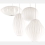 Nelson Pear Crisscross Bubble Pendant