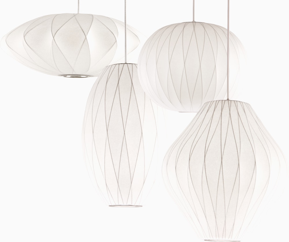 Nelson Pear Crisscross Bubble Pendant – Herman Miller Store Nelson Pear Crisscross Bubble Pendant – Herman Miller Store