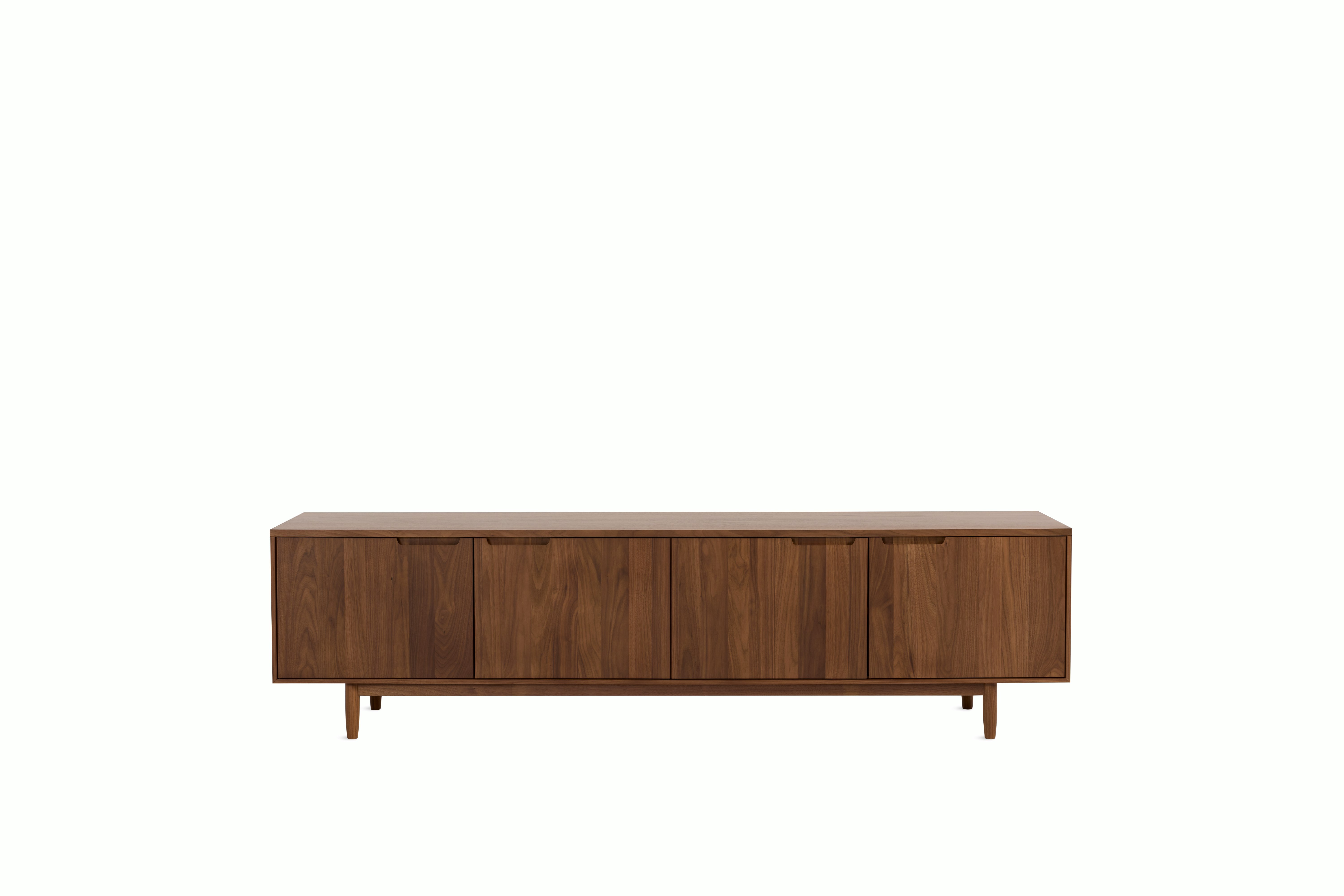 Raleigh Media Unit - 82",  Walnut"