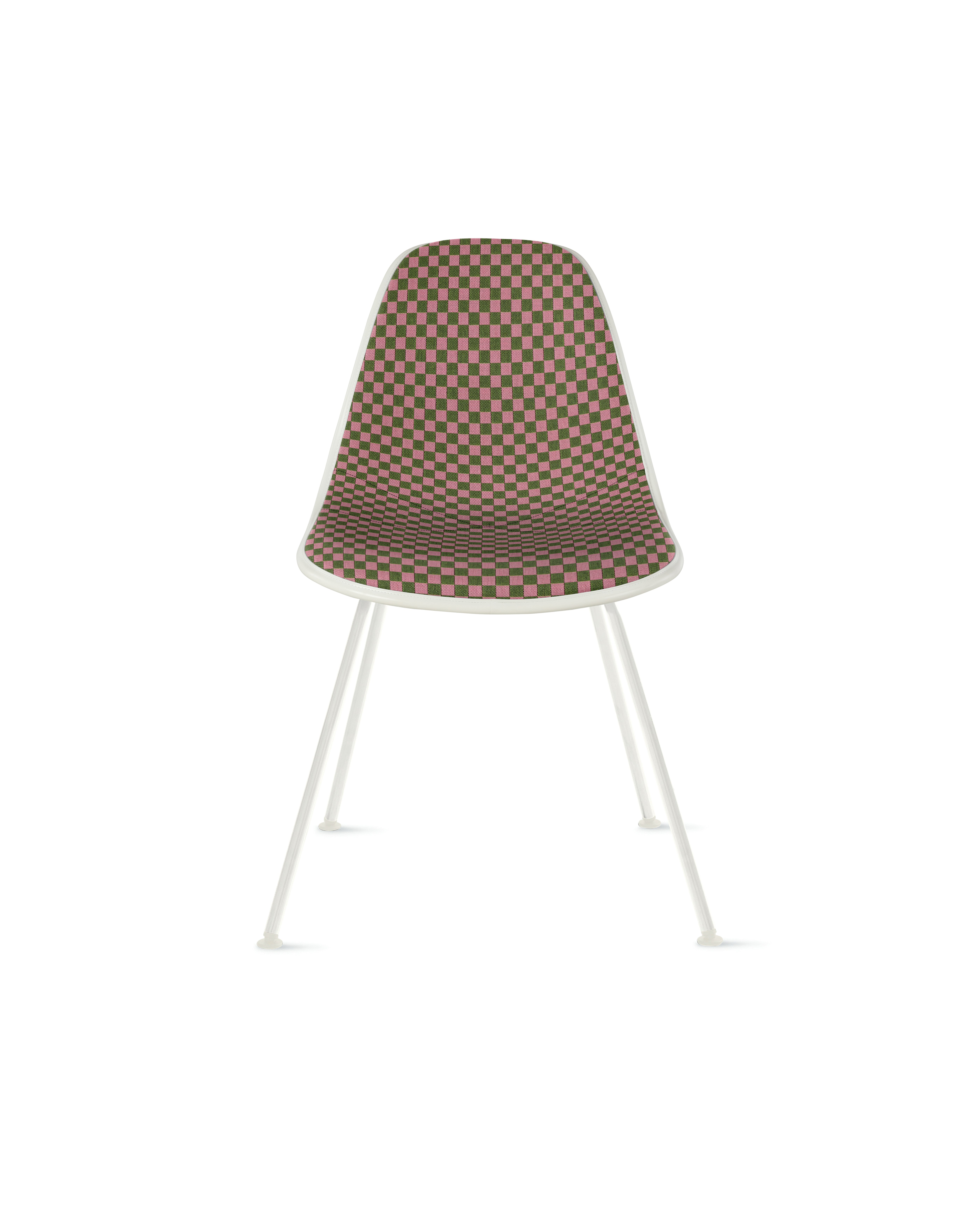 Eames Upholstered Molded Plastic Side Chair