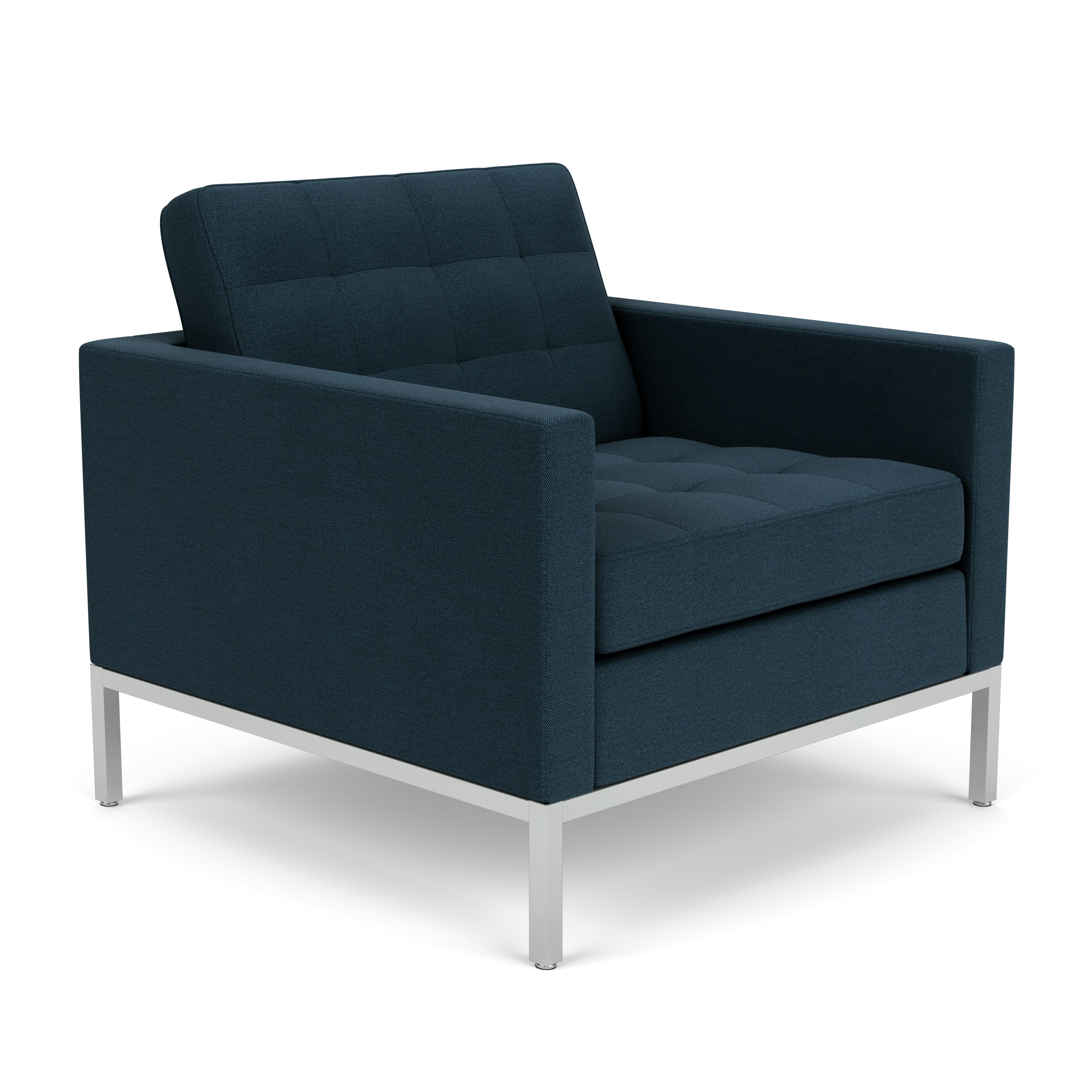 Florence Knoll Lounge Chair -  Hourglass, Indigo