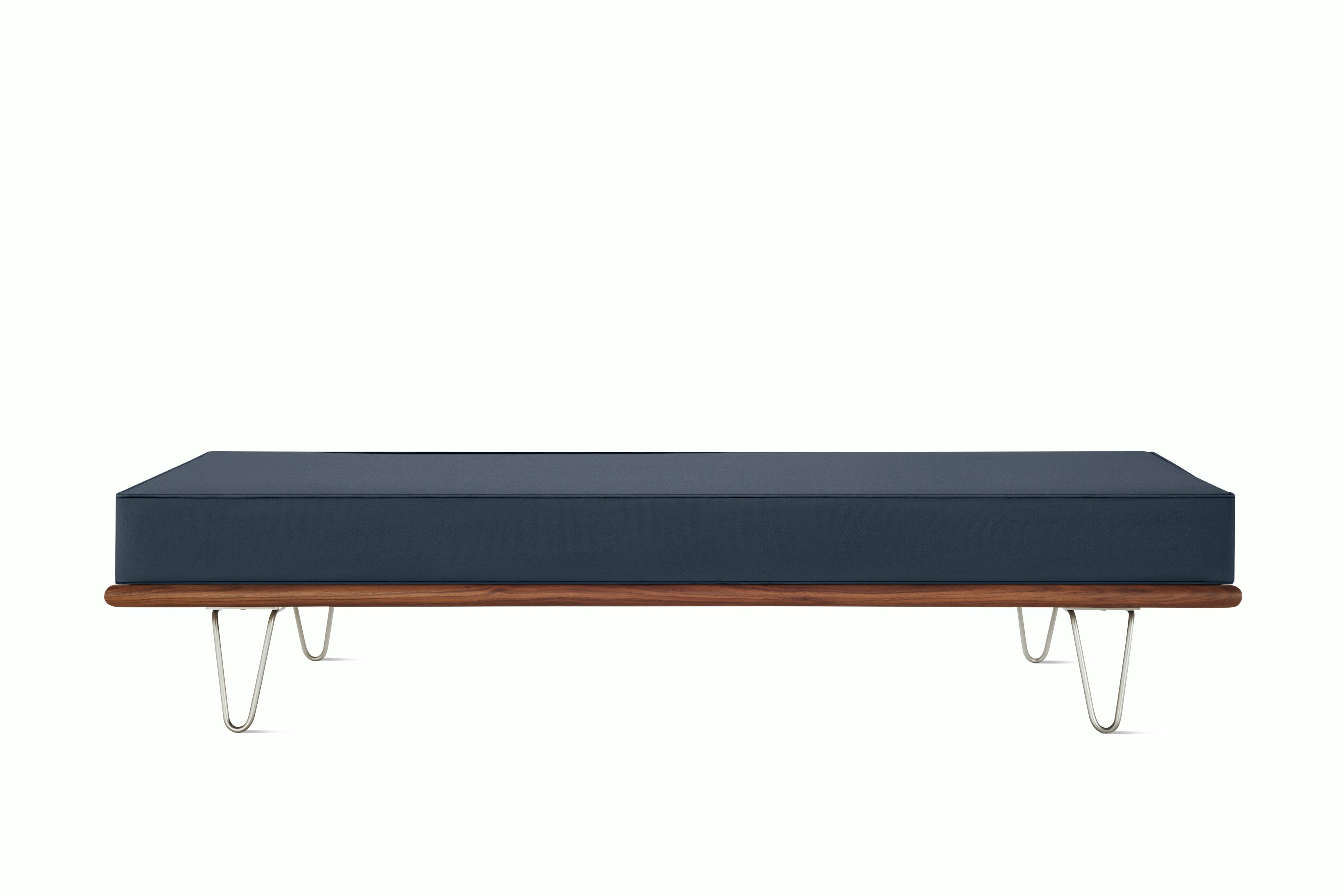 Nelson Daybed - Standard,  Walnut,  Tempo Velvet,  Ambience,  Hairpin