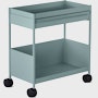 OE1 Trolley Single with Top Drawer with Bottom Shelf