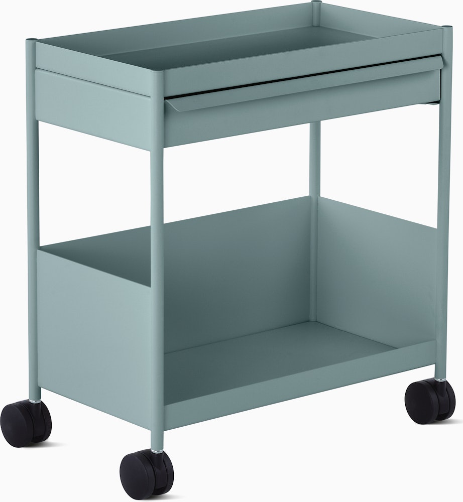 OE1 Trolley Single with Top Drawer with Bottom Shelf