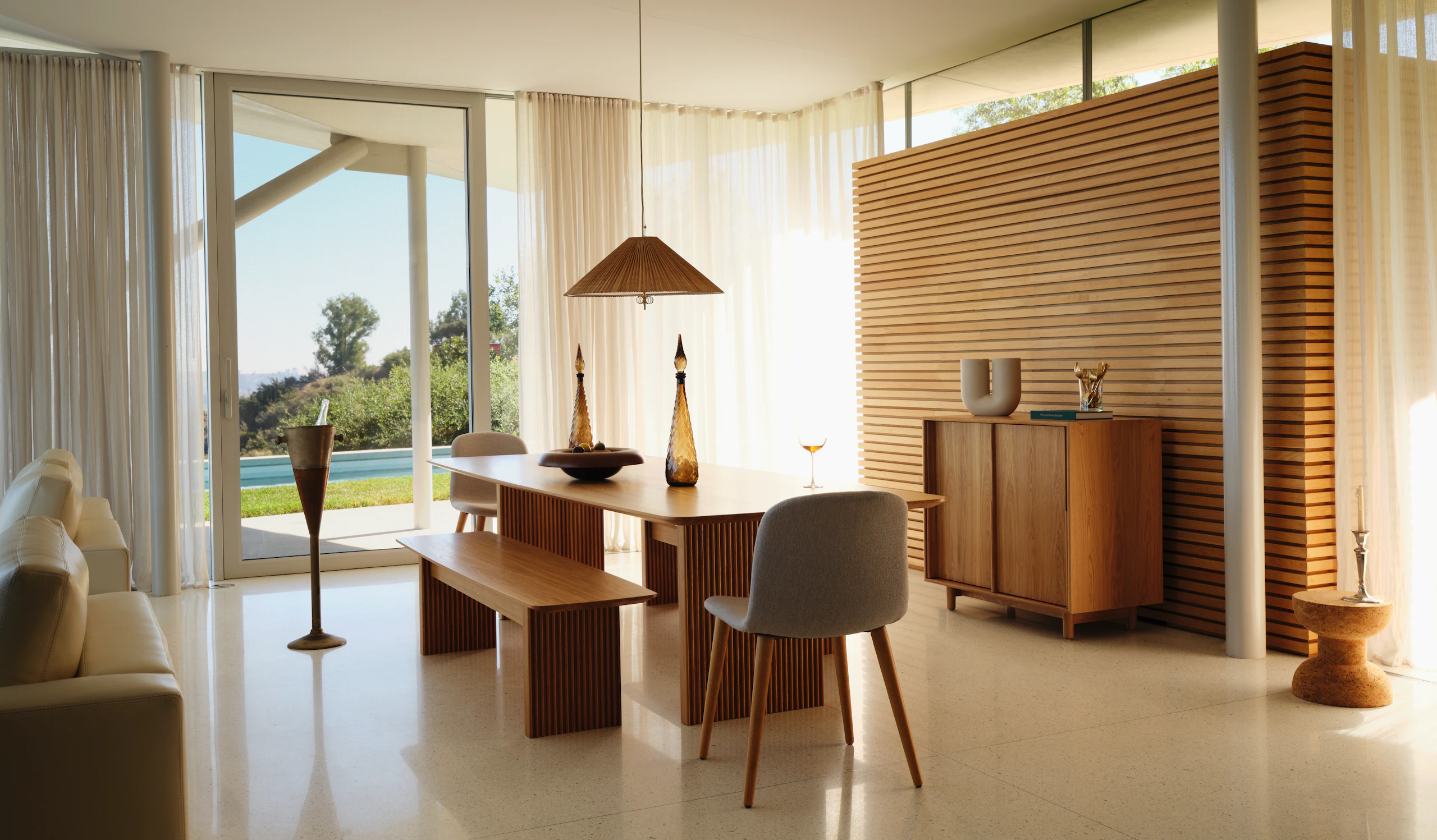 Ten Table, Bacco Chair and Ten Bench