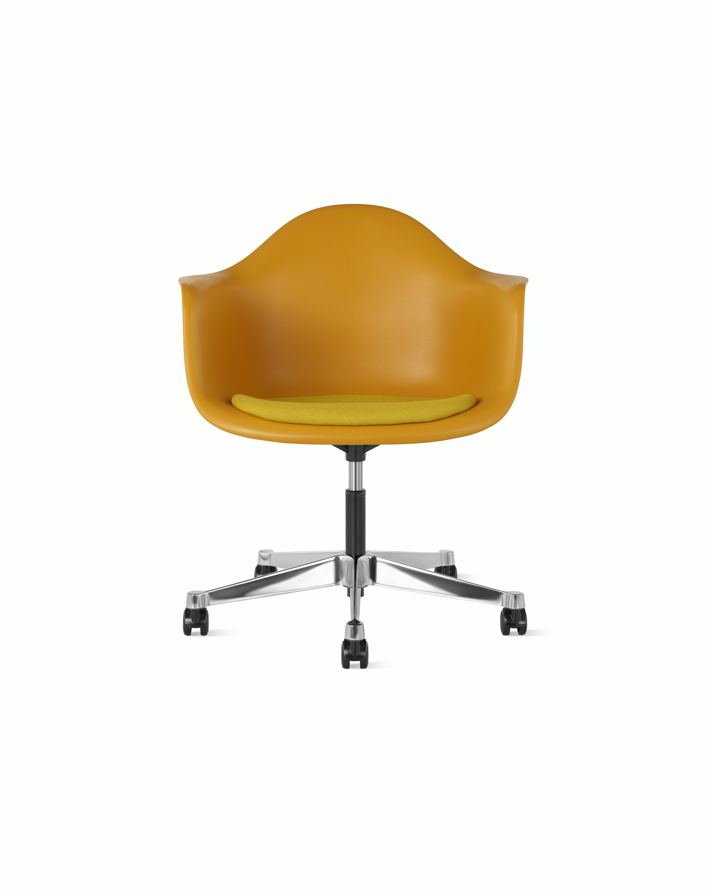 Eames Molded Plastic Task Armchair with Seatpad