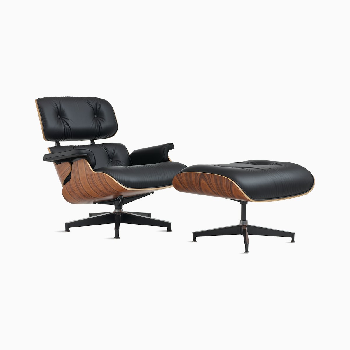 Eames Lounge Chair and Ottoman Eames Lounge Chair and Ottoman, Vegan Leather